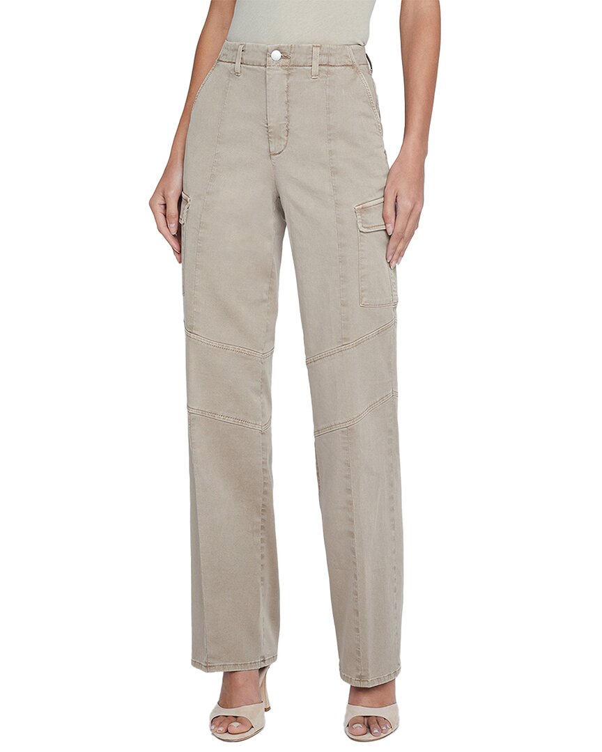 

L'AGENCE Бруклинские утилитарные джинсы высокой посадки Wd Lg, коричневый