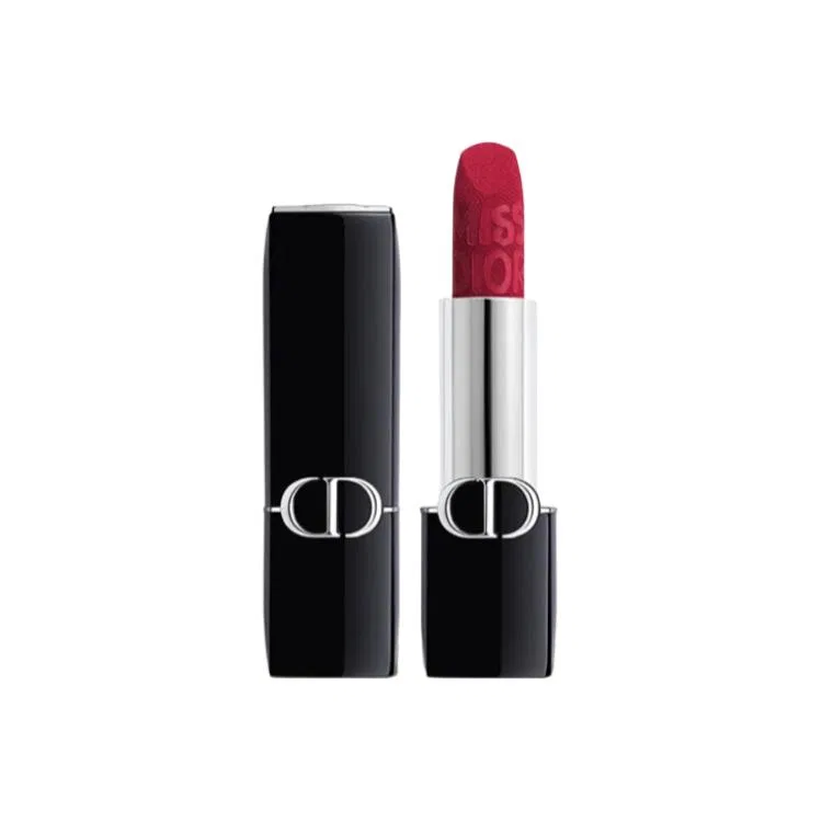 Женская помада бархатная с сине-золотым дизайном, оттенок #720, Miss Dior Limited Edition, DIOR — фото 2