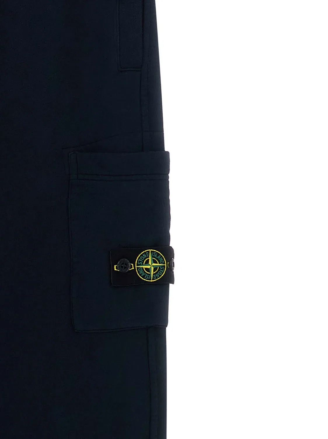 Карго-брюки "Badge Logo" Stone Island Junior, синий — фото 3