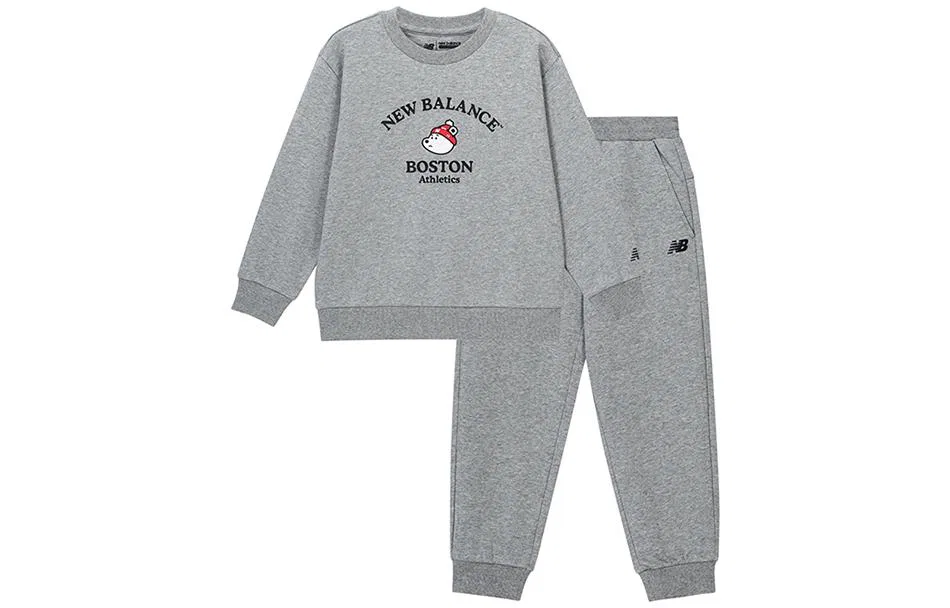 Детский спортивный комплект с круглым вырезом New Balance, Gray
