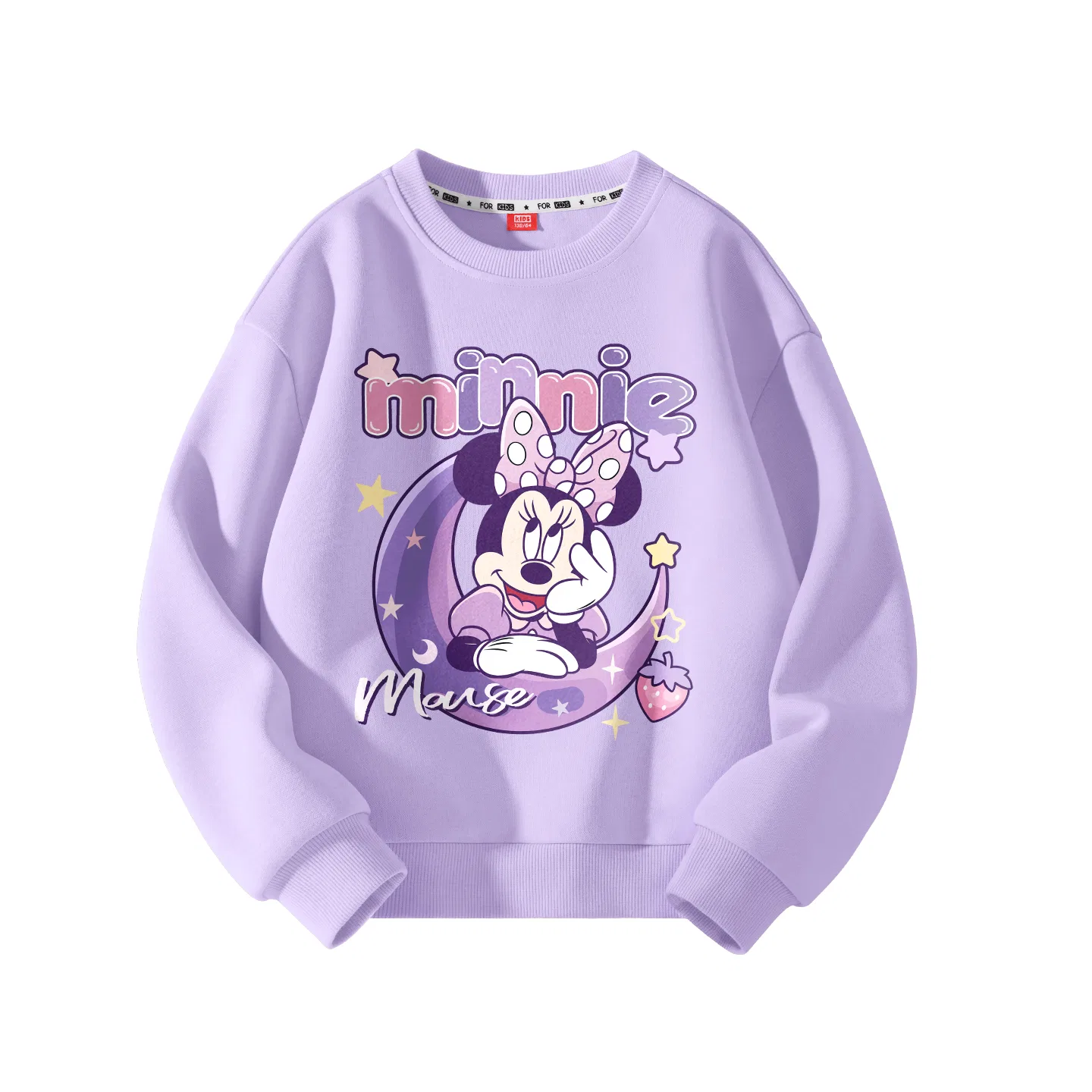 Детский свитшот с круглым вырезом Disney Di Yue Wan Ni Taro Purple, Цвет Di Yue Wan Ni Taro Purple
