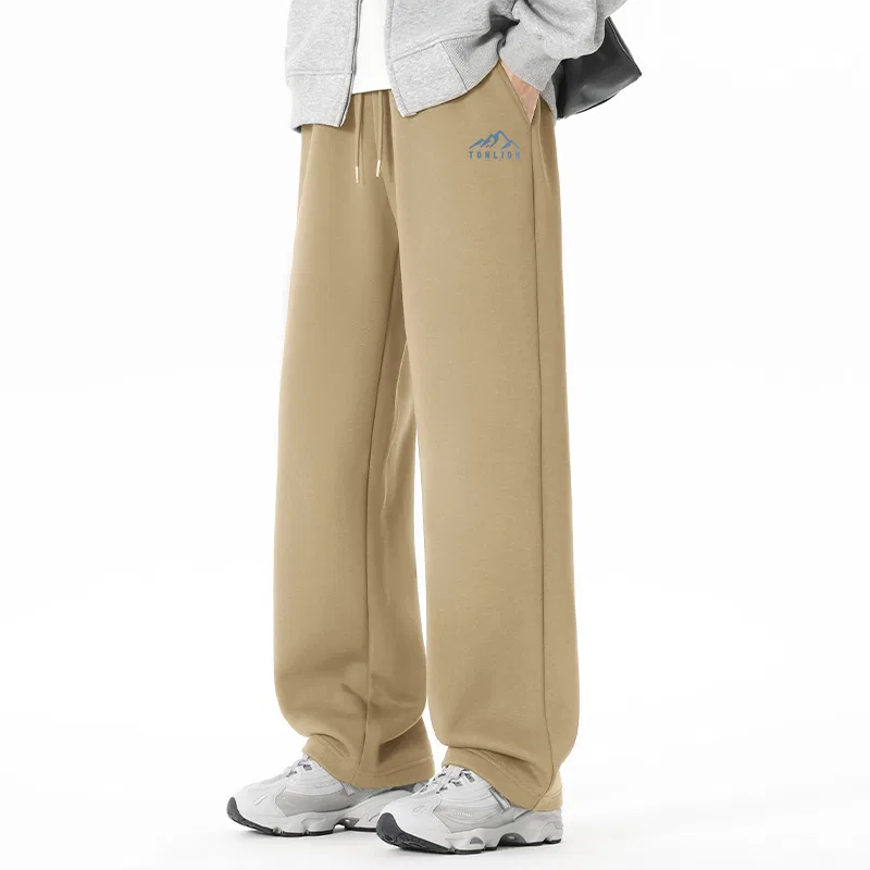 Детские брюки прямого кроя из хлопка Tonlion, Khaki