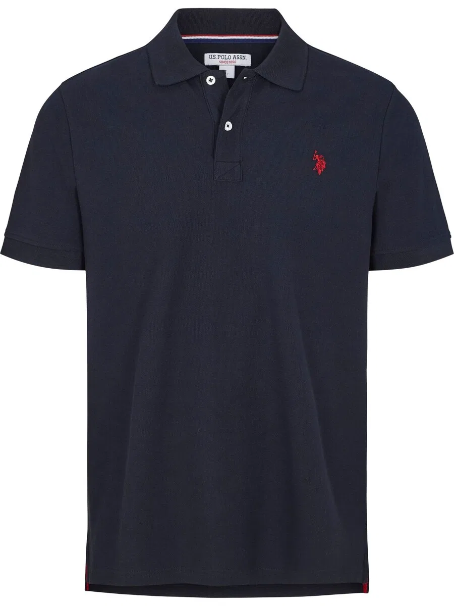 Рубашка на пуговицах стандартного кроя «UMALFRED» темно-синего цвета U.S. Polo Assn.