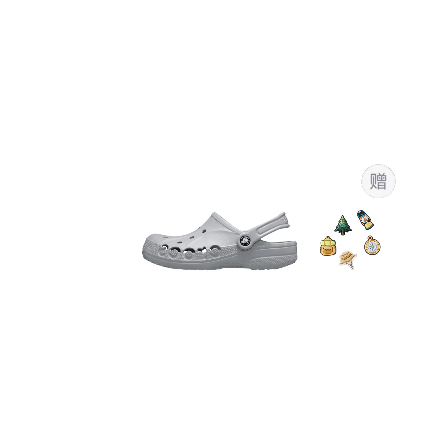 Детские сабо Crocs Baya Clog, Серый