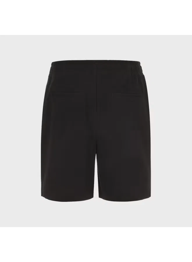 Шорты прямые удобные универсальные Zara, черный — фото 3