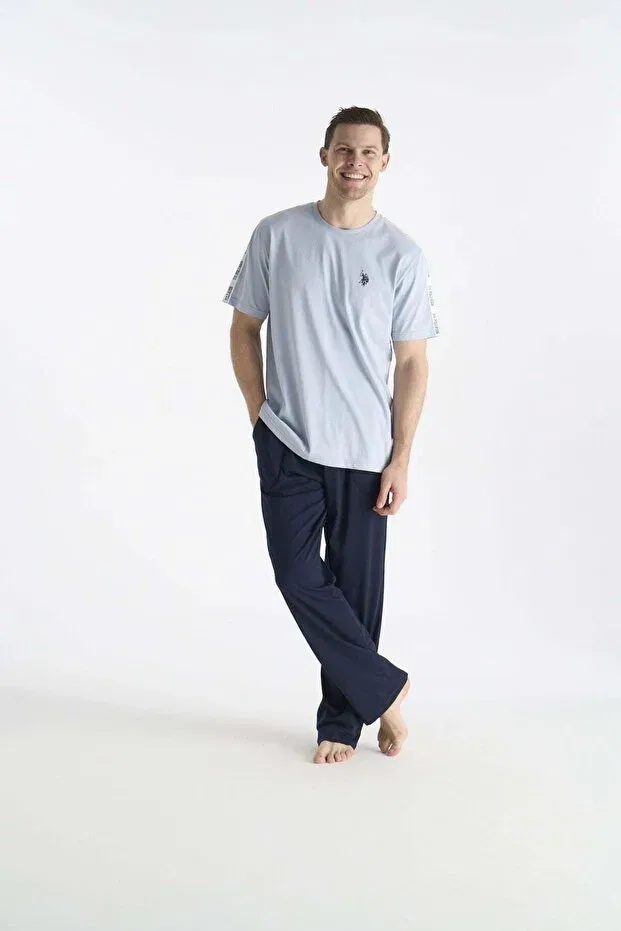 Мужской комплект пижам с коротким рукавом U.S. Polo Assn., Blue
