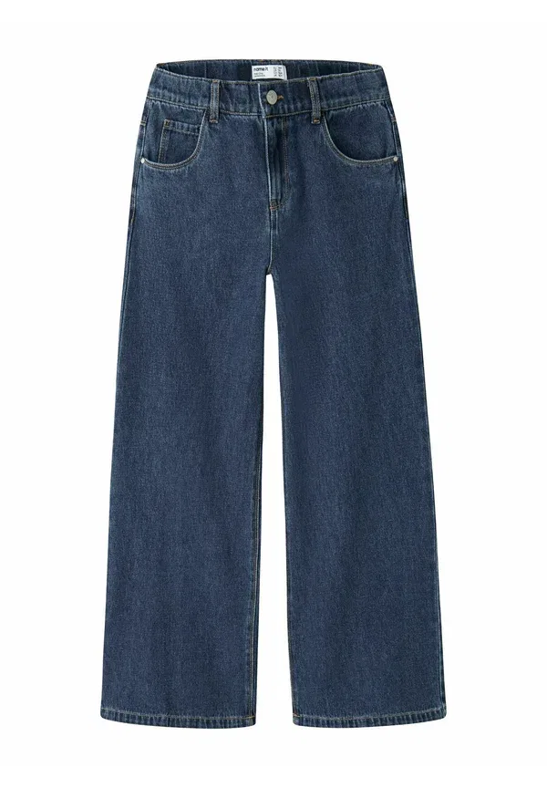 Джинсы фасона клеш Name It, dark blue denim, темно-синий — фото 3