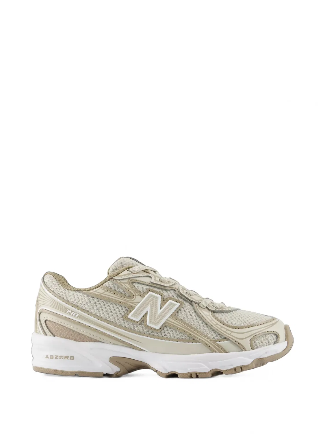 Кроссовки 740 с эластичными шнурками New Balance Kids, нейтральные цвета — фото 2