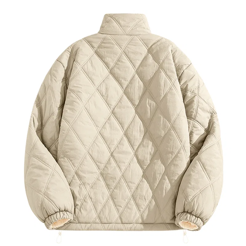 Утепленная куртка пуховик детская Khaki MINISO, Thickened Sherpa — фото 4
