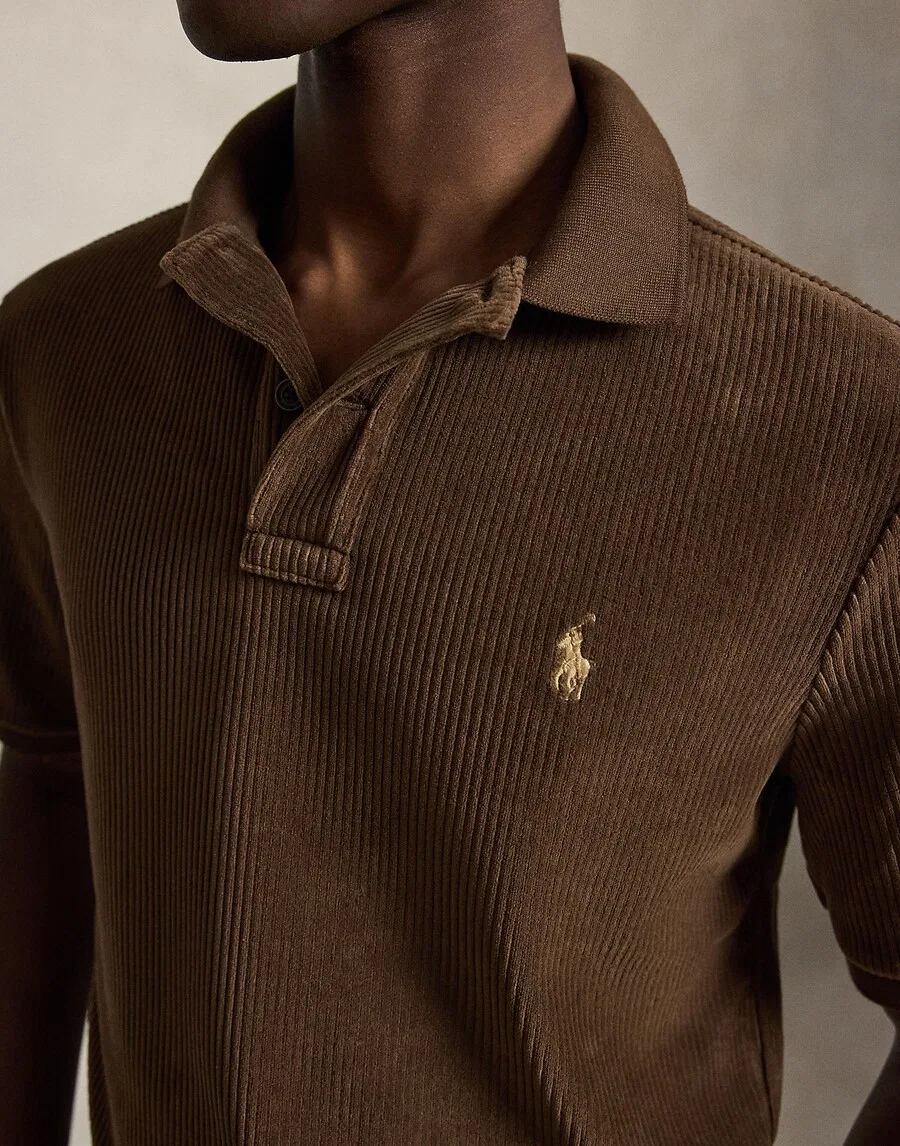 Футболка Polo Ralph Lauren коричневого цвета — фото 3