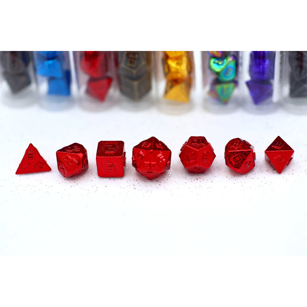 

Аксессуары Hymgho Premium Gaming 10mm Metal Polyhedral Dice Set: Red (7)