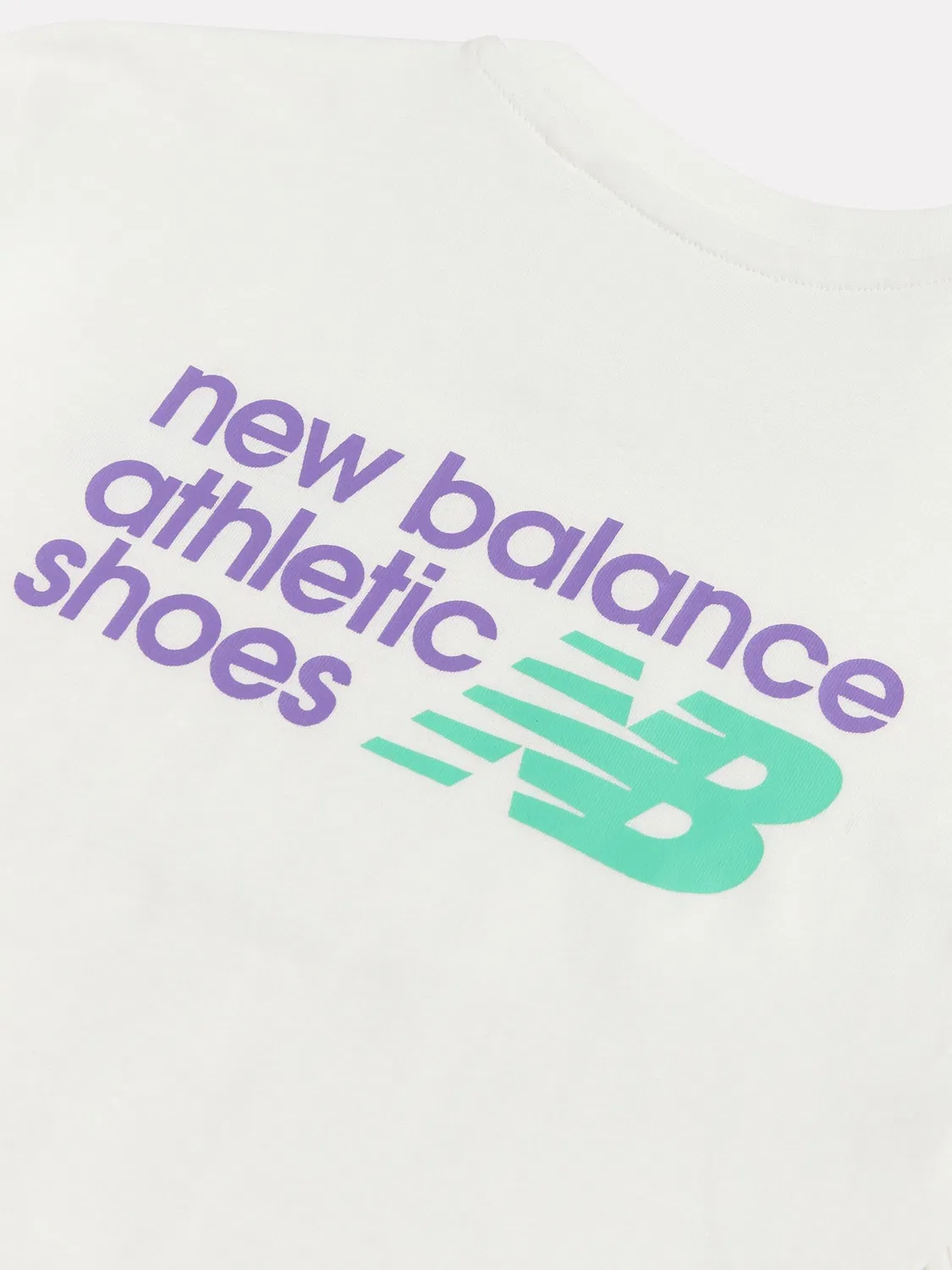 Футболка с принтом New Balance White Athletic Shoes, белый — фото 4