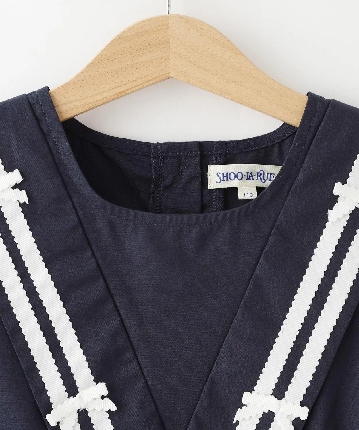 Детская блузка с длинным рукавоми тюлем SHOO・LA・RUE, Off White — фото 4