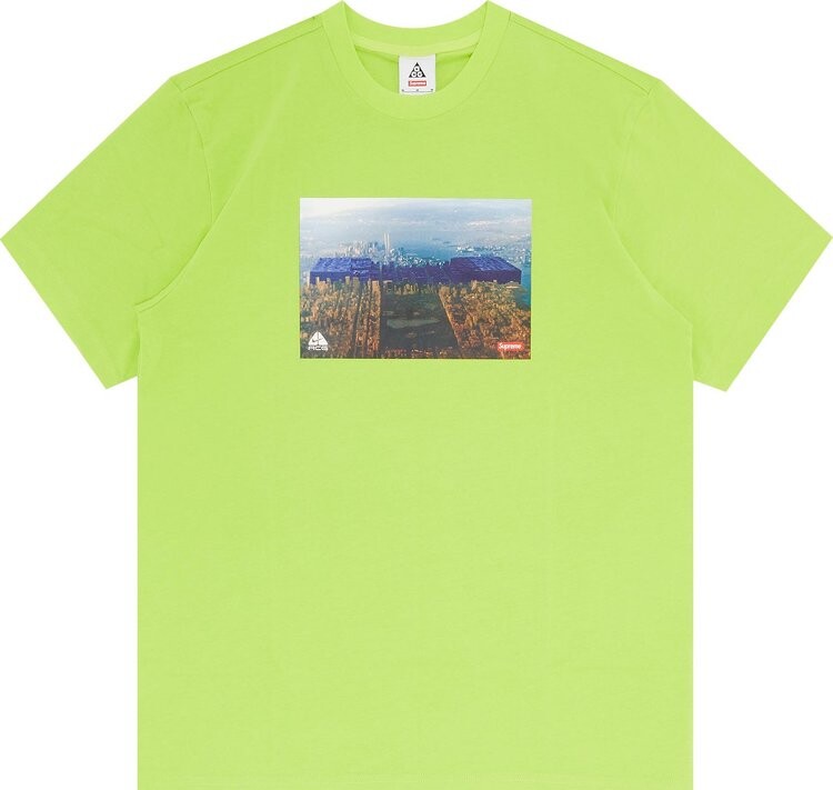 

Футболка Supreme x Nike ACG Grid Tee 'Green', зеленый