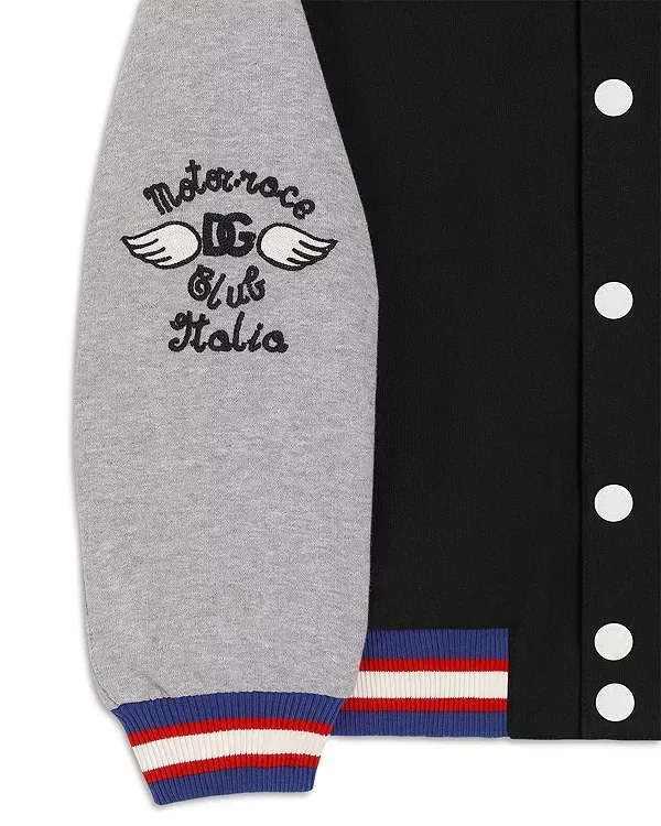 Детская куртка для мальчиков с капюшоном Motorrace Club Italia Dolce & Gabbana, мультиколор — фото 4
