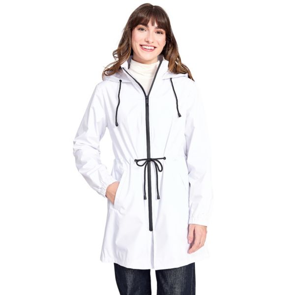 

Женская легкая ветровка с капюшоном Anorak Nine West, белый