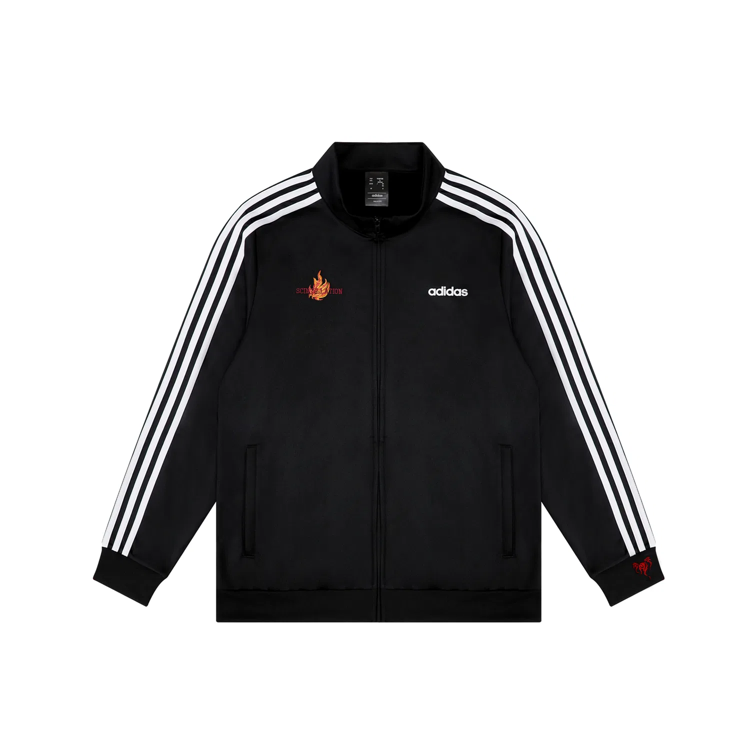 Женская куртка с воротником-стойкой Adidas, Black