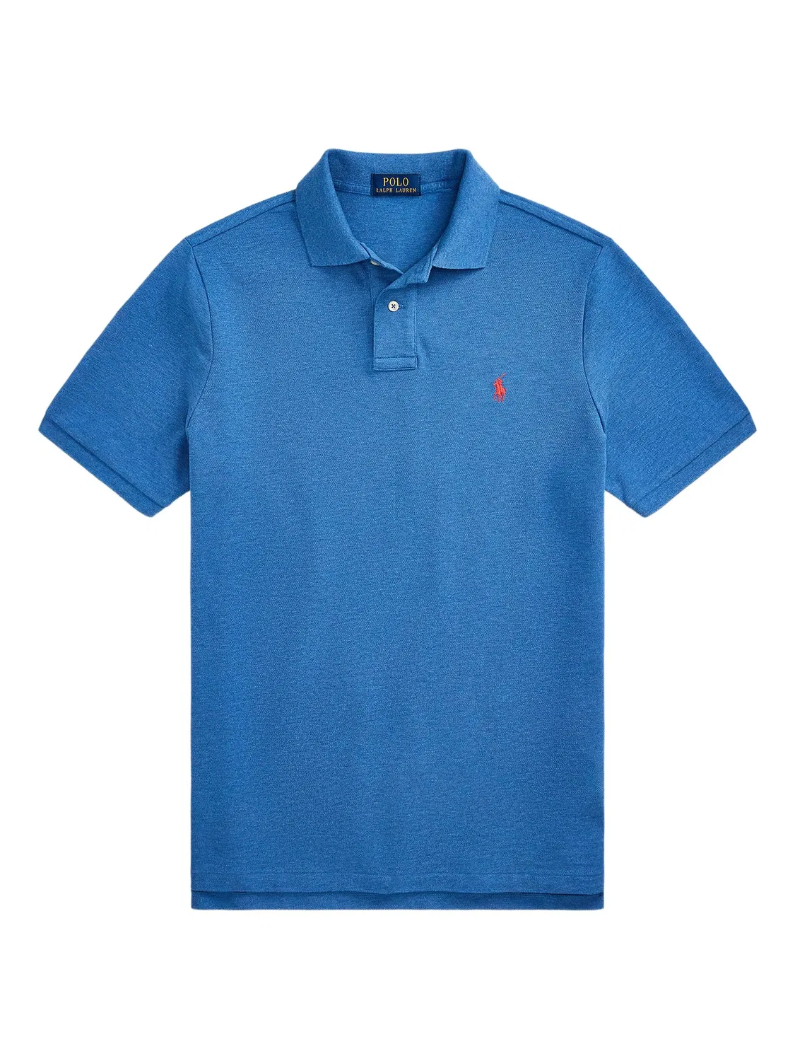 Polo Ralph Lauren Поло с вышитым логотипом - синий