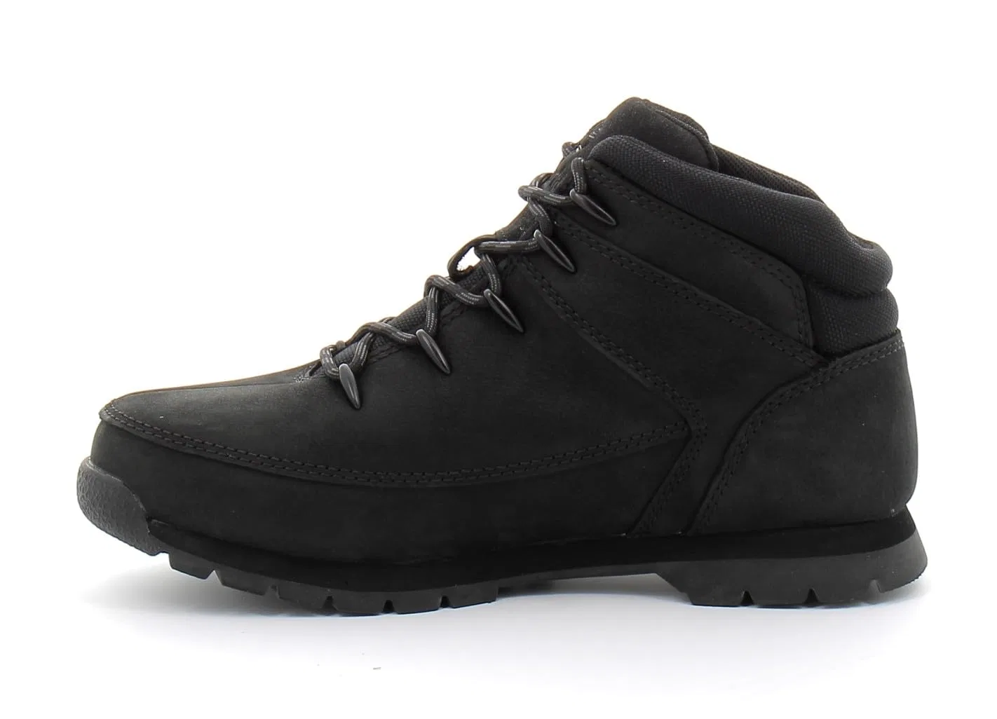 Детские ботинки для мальчиков с замшей Euro Sprint Timberland, Black Nubuck — фото 3