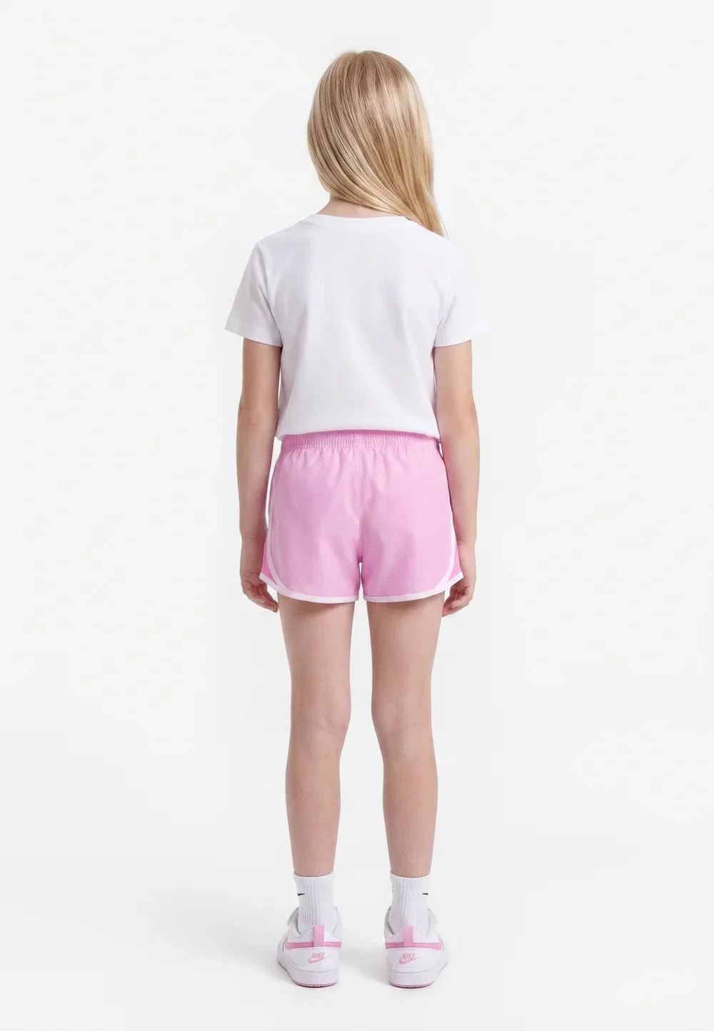 Спортивные шорты Tempo унисекс Nike Performance, Pink Rise/Playful Pink/White — фото 2