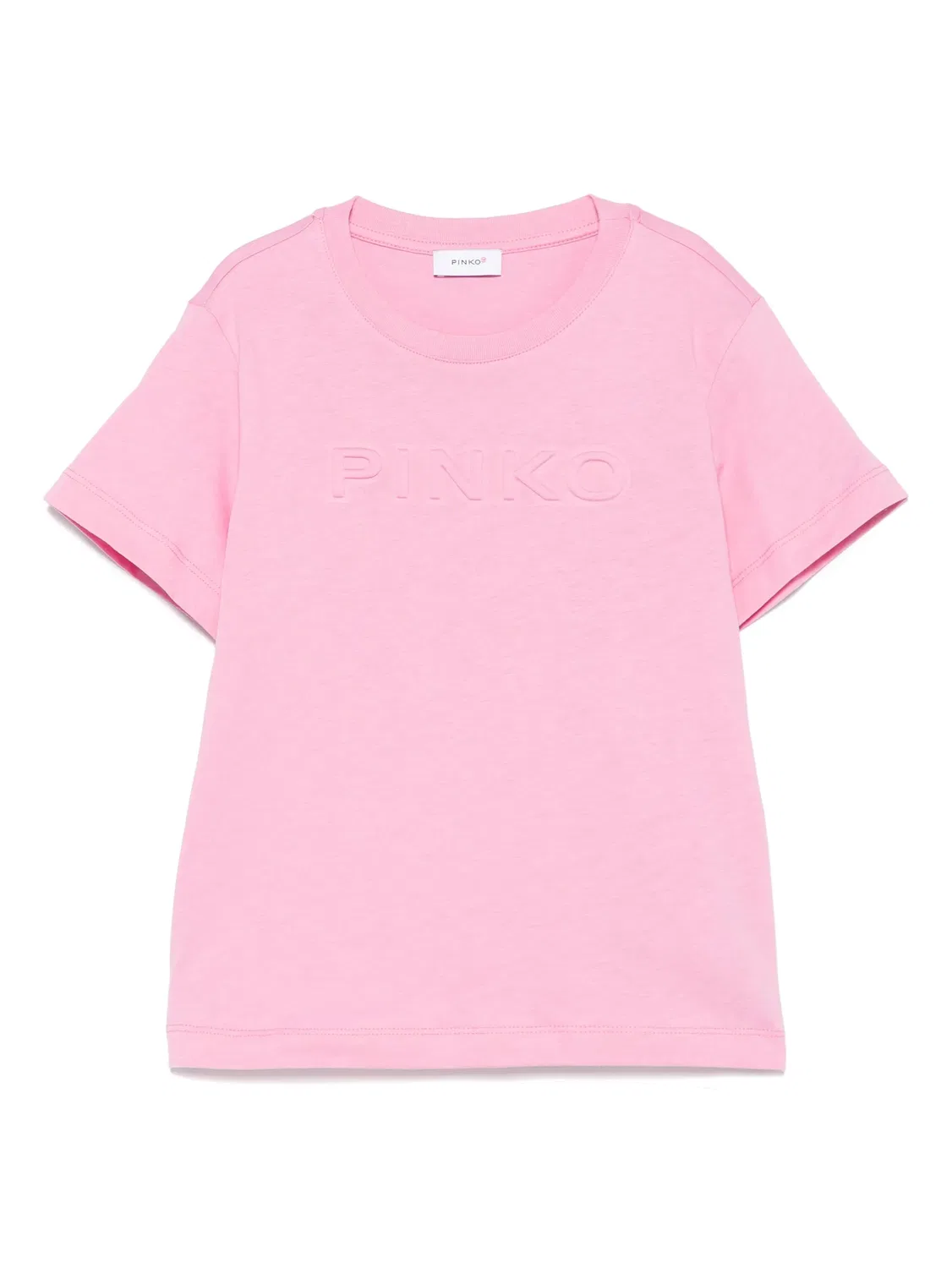 Футболка с тисненым логотипом PINKO, розовый