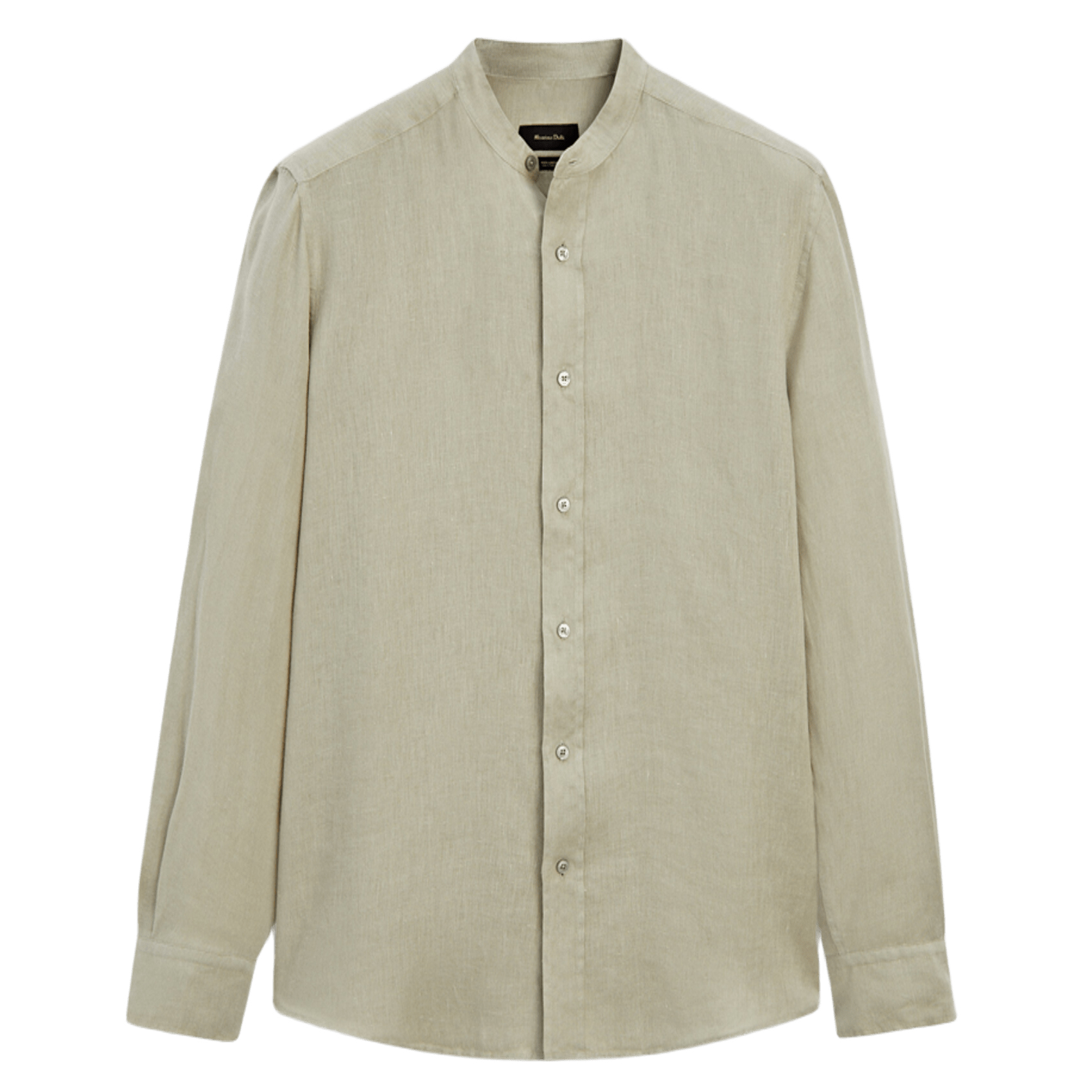 

Льняная рубашка Massimo Dutti Regular-fit with a stand collar, зеленовато-голубой, Зеленый, Льняная рубашка Massimo Dutti Regular-fit with a stand collar, зеленовато-голубой