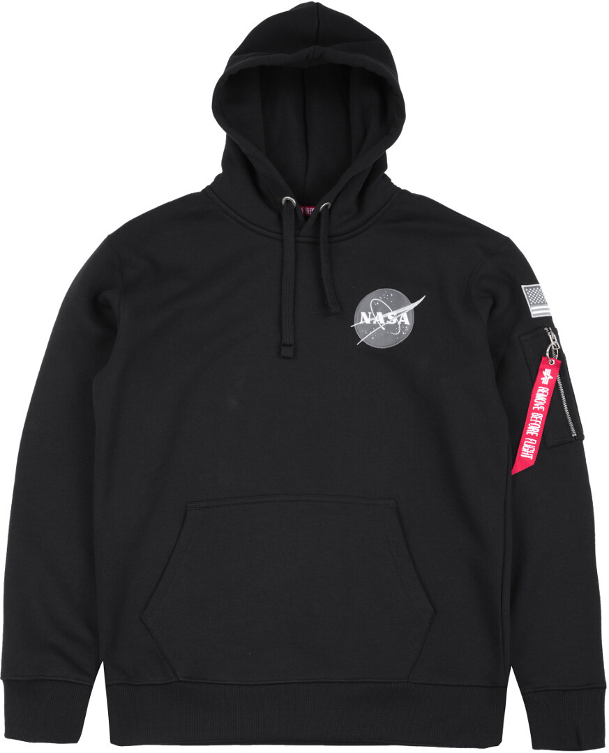 

Толстовка Alpha Industries Space Shuttle мужская, черная, Черный, Толстовка Alpha Industries Space Shuttle мужская, черная