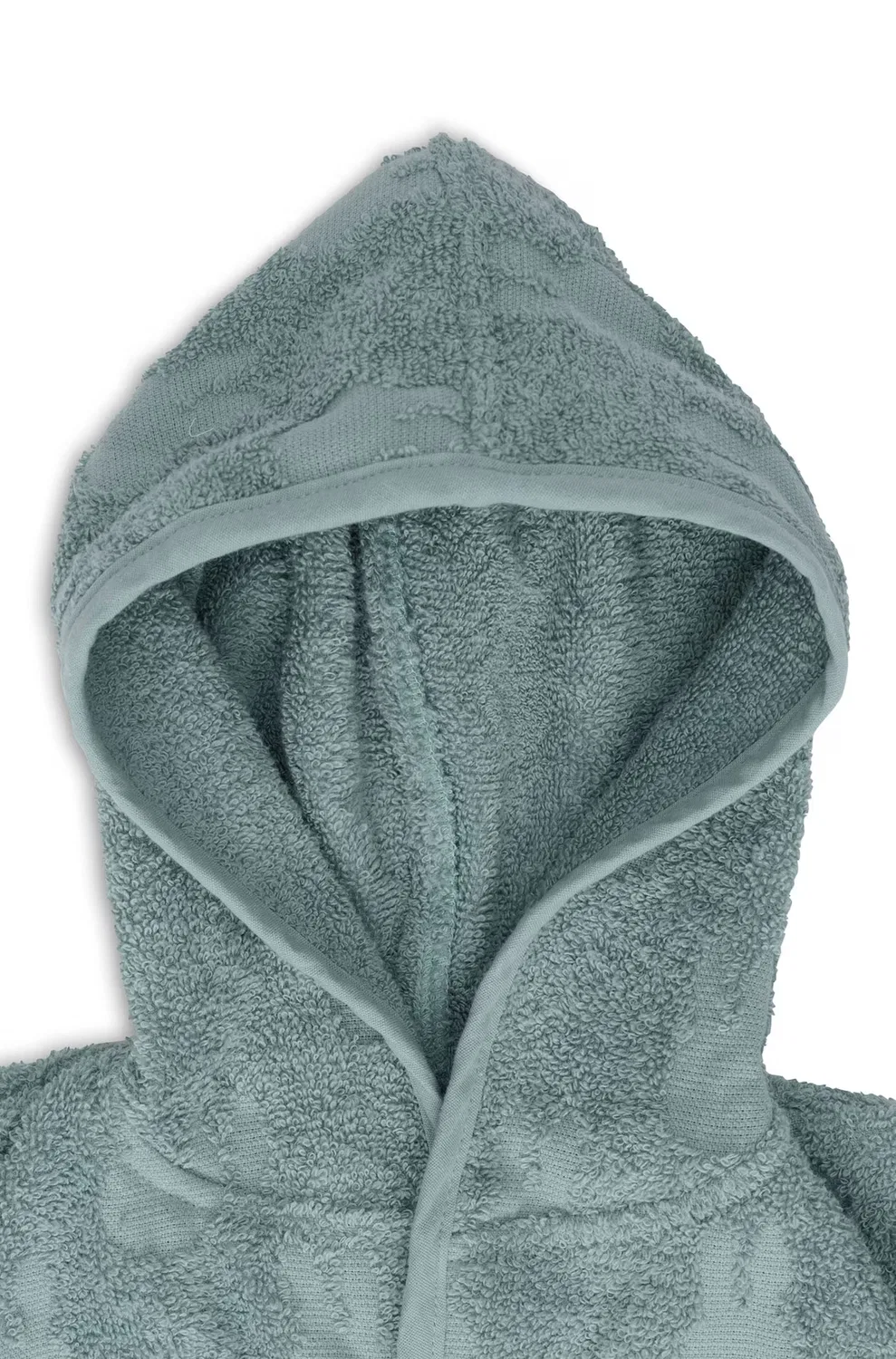 Халат из махровой ткани, 3-4 года - Миффи Jollein, Miffy Jacquard/Sea Green — фото 3