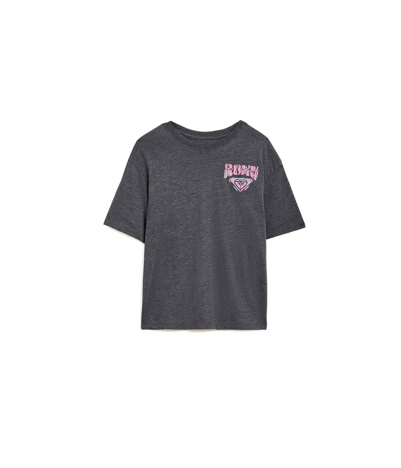 Футболка Paradise Oversized (для детей постарше) Roxy Kids, Phantom Heather