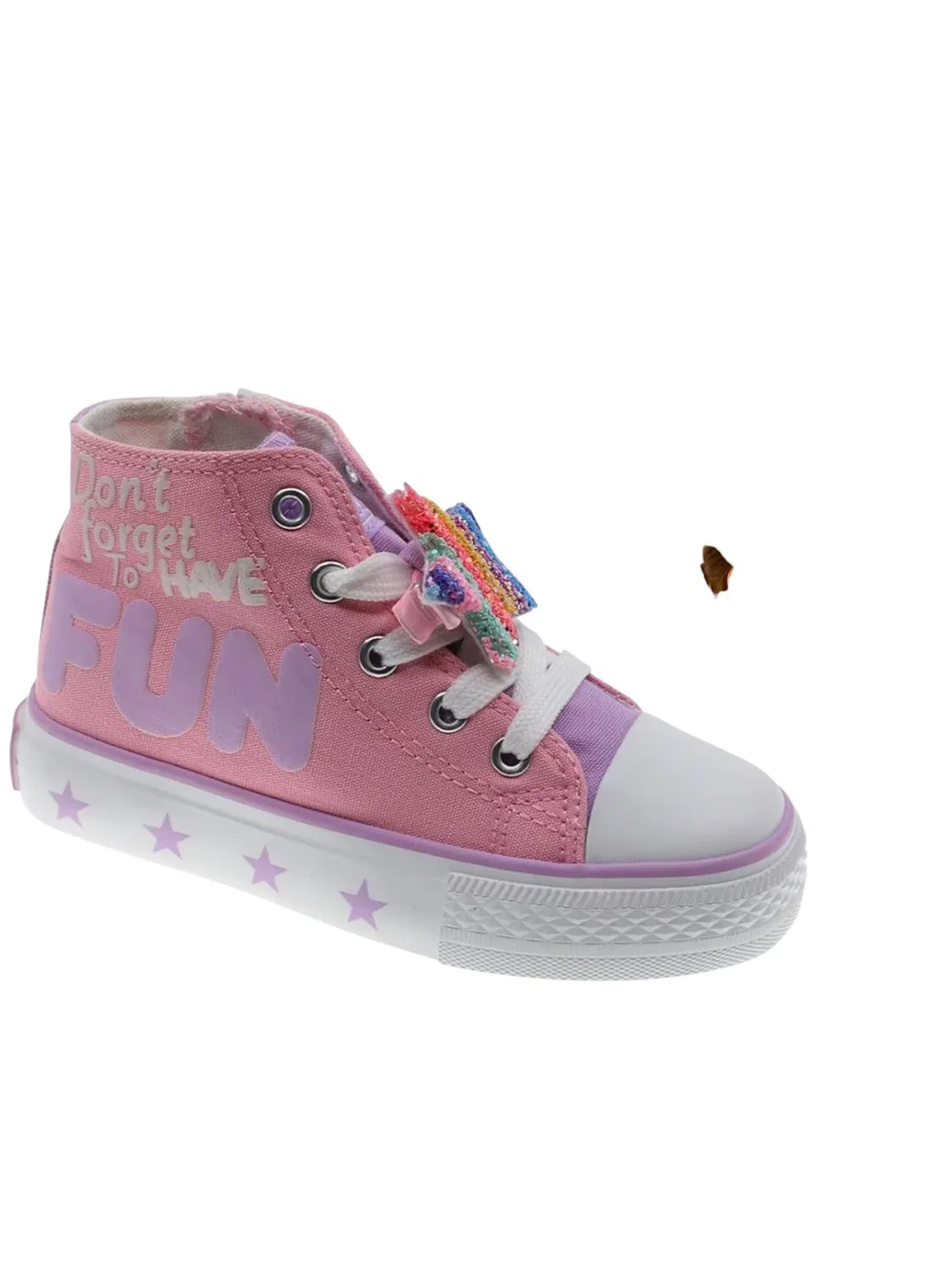 Кроссовки Beppi Canvas Boot розового цвета