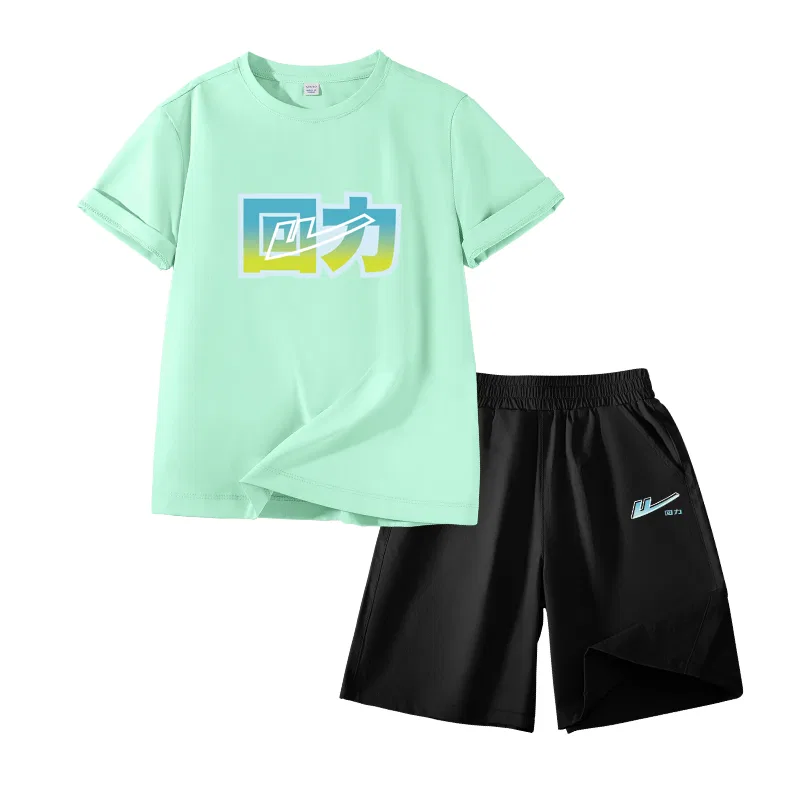 Детский спортивный комплект с длинным рукавом Gradient Blue K WARRIOR