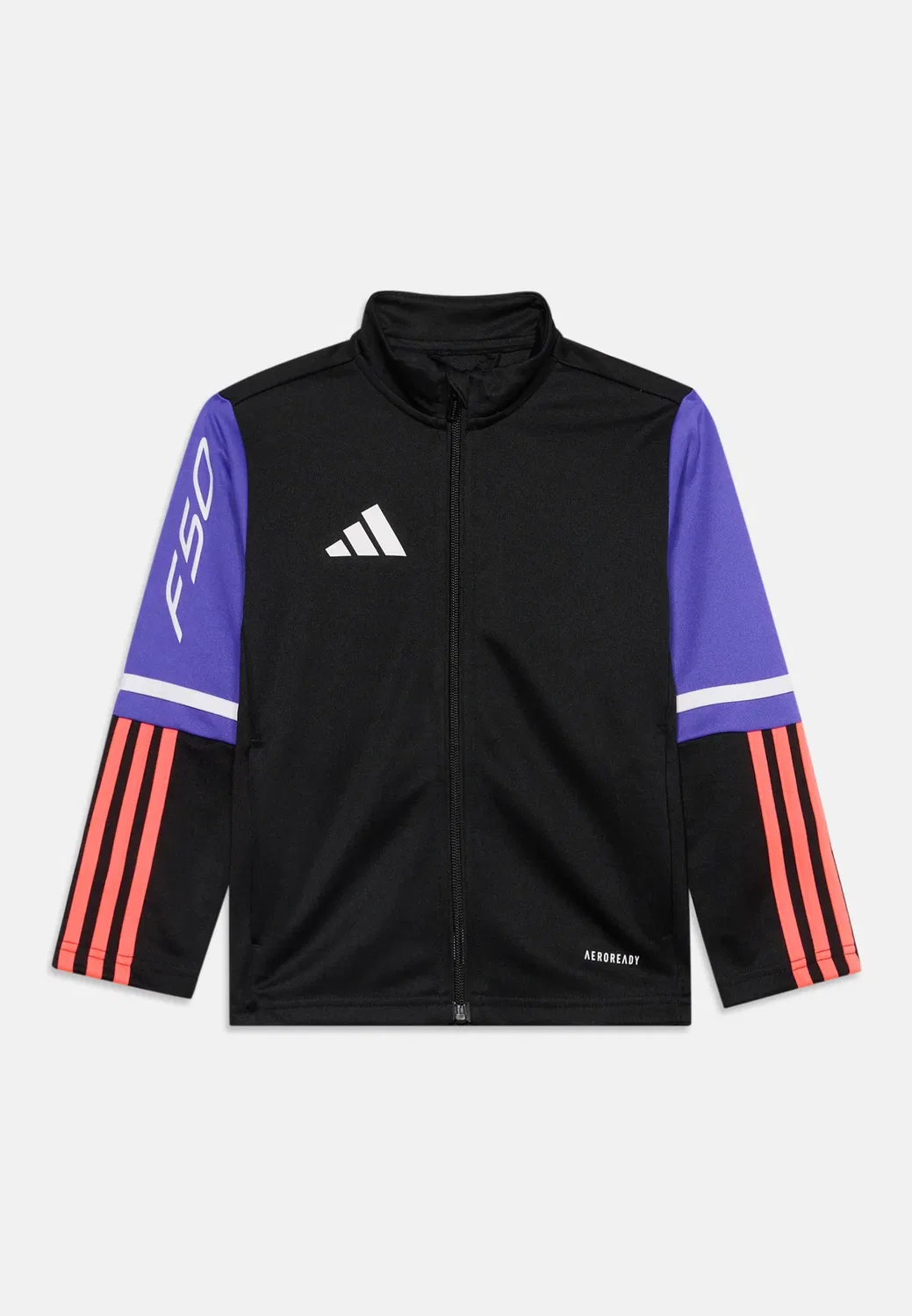Тренировочная куртка F50 унисекс - тренировочная куртка Adidas Performance, Black/Solar Purple/White