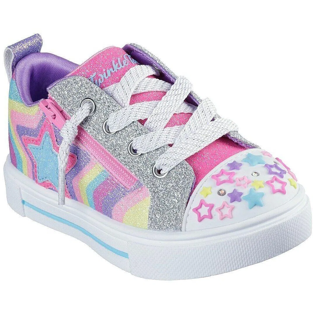 Детские кроссовки с подсветкой Skechers S Lights-twinkle Sparks-cosmi, Bunt