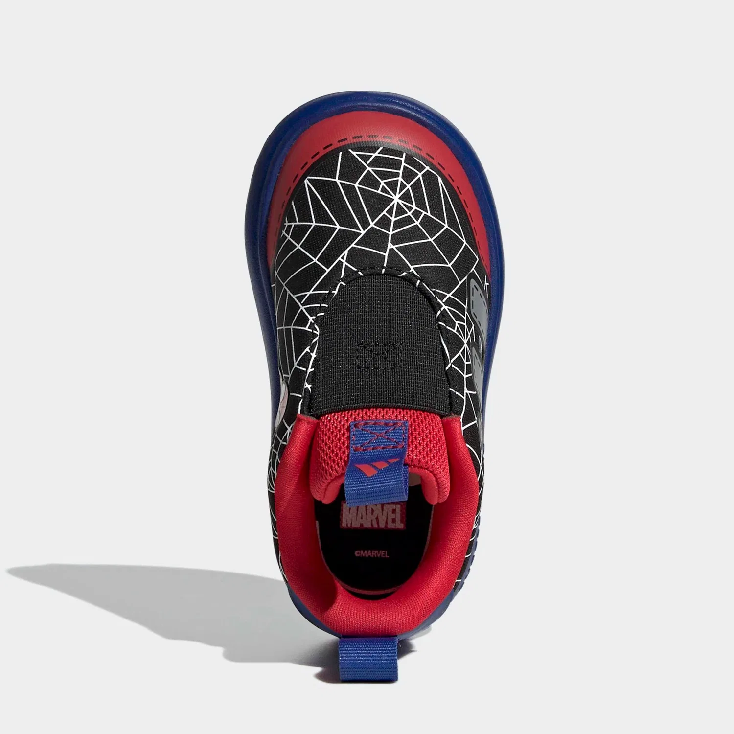 Детские спортивные кроссовки с очень легкой подошвой Adidas Sportswear, Core Black/Silver Metallic/Royal Blue — фото 4