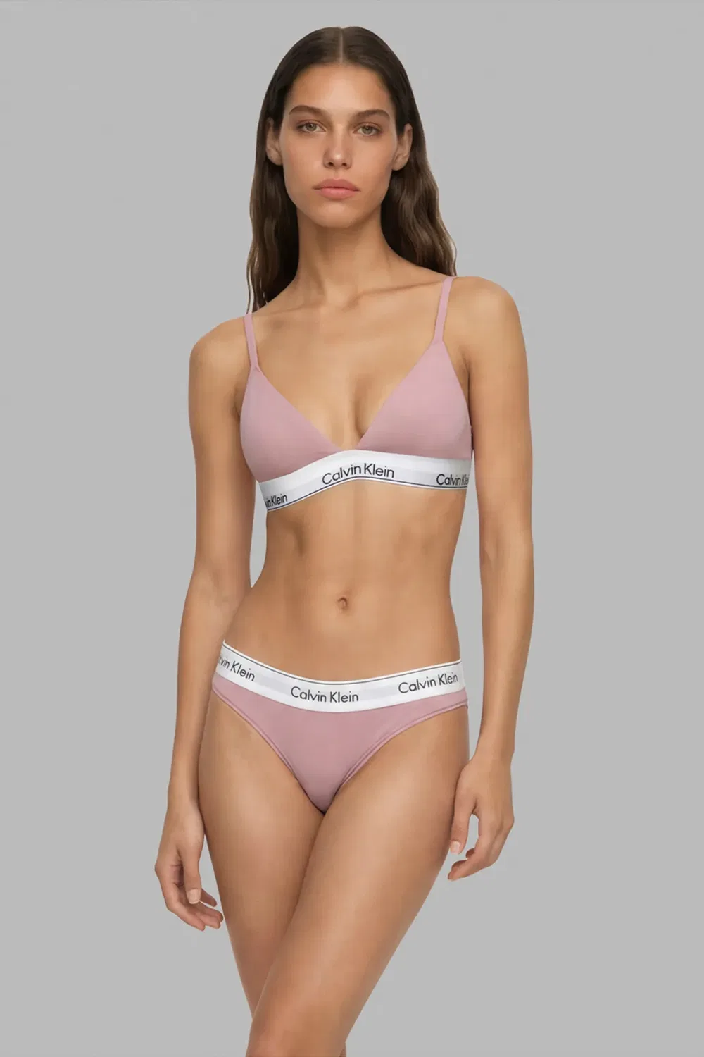Женский бюстгальтер с легкой подкладкой Calvin Klein, Pink — фото 2