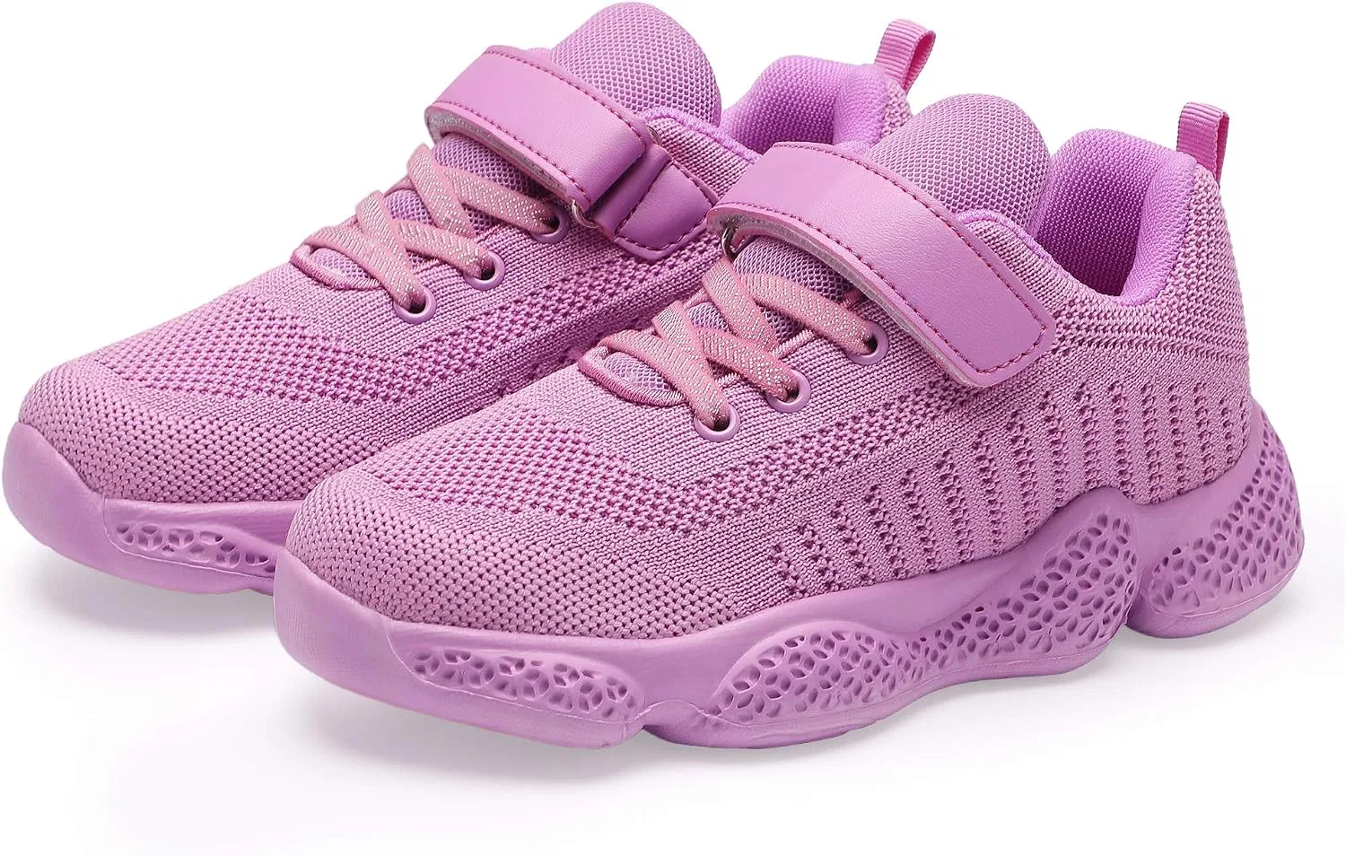 Детские кроссовки для девочек с дышащим трикотажем Hetios, Light Purple