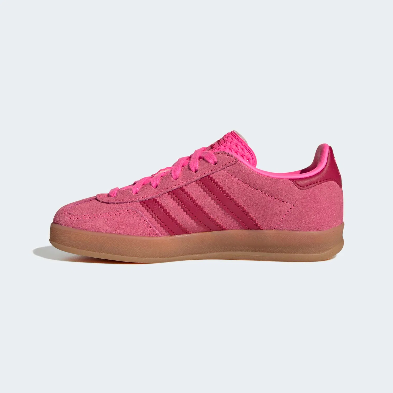 Детские кроссовки Gazelle Adidas Originals, Lucid Pink/Team Victory Red/Gold Metallic — фото 3