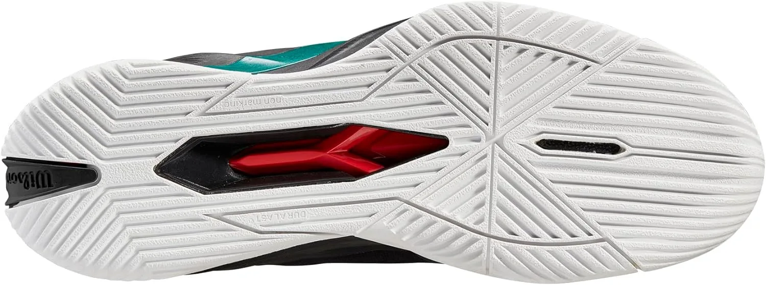 Мужские кроссовки Wilson Rush Pro 4.0 Blade Trainers, черный/бирюзовый — фото 3