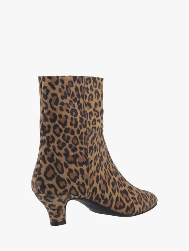 Nahla ботинки до щиколотки из кожи с леопардовым принтом Hush Puppies, Leopard — фото 3