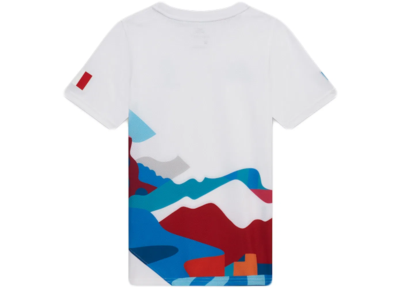 Детская футболка-джерси с длинным рукавом Nike SB x Parra France Federation Kit Crew Jersey, White/Neptune Blue — фото 2