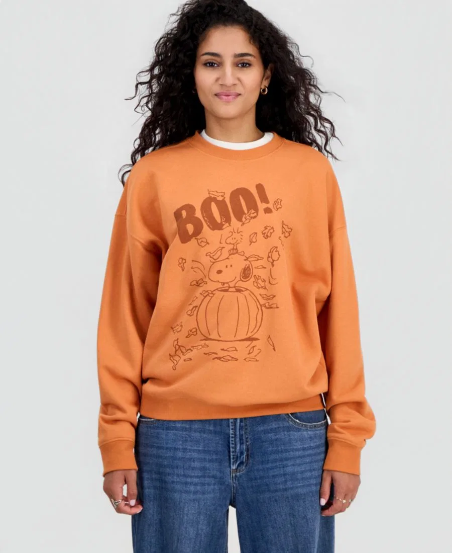 Свитшот с принтом Snoopy Pumpkin Peanuts, Caramel