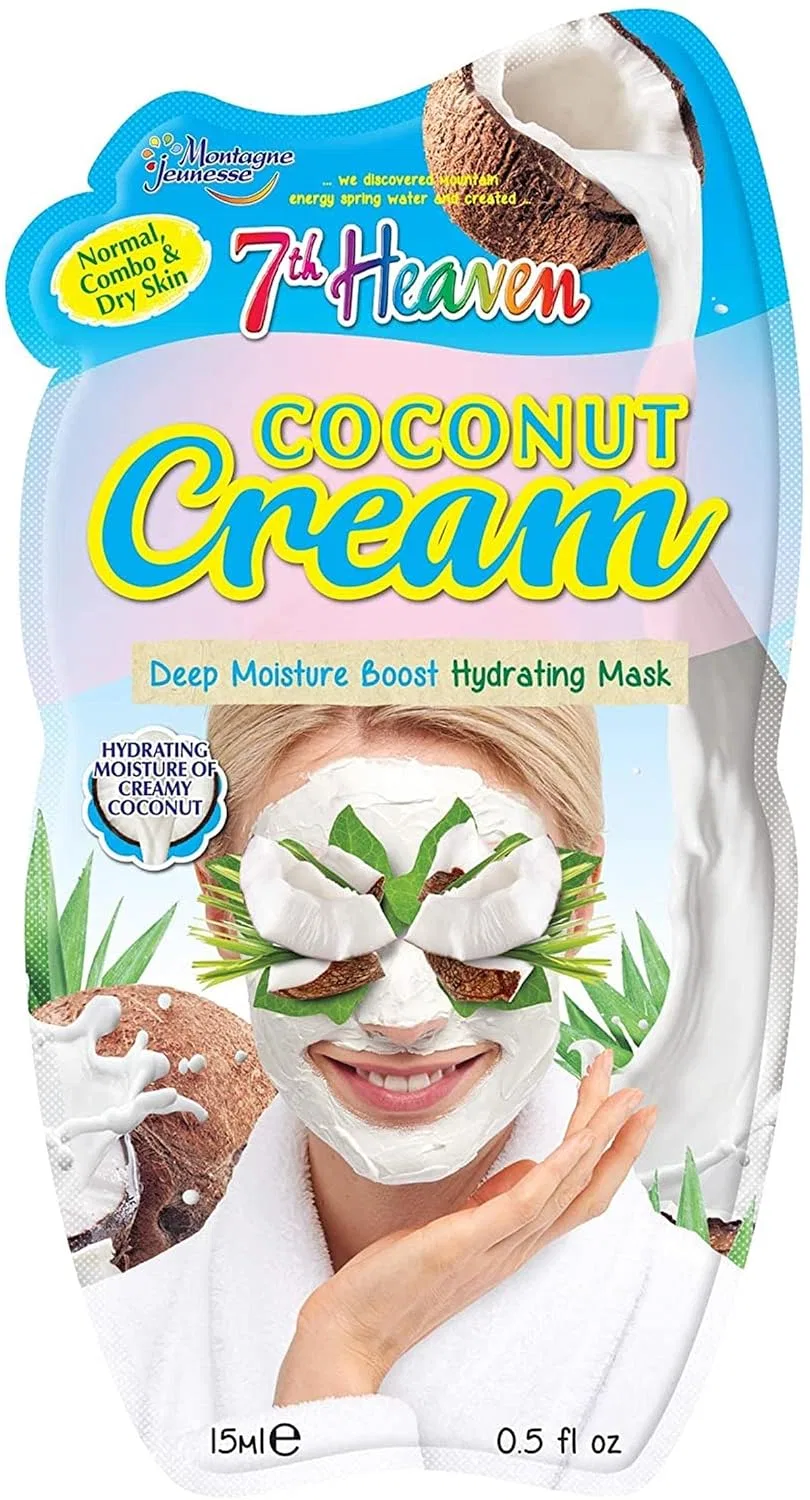 Маска для лица Creamy Coconut, Montagne Jeunesse, 20 мл, Крем