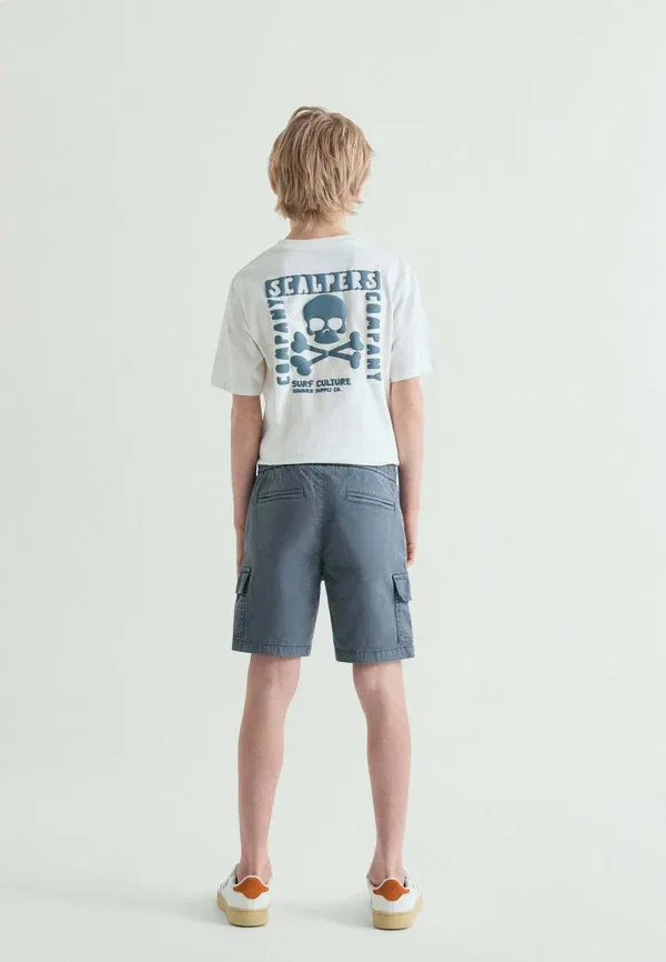 Шорты карго хлопковые Adam cargo shorts Scalpers, темно-синий — фото 3