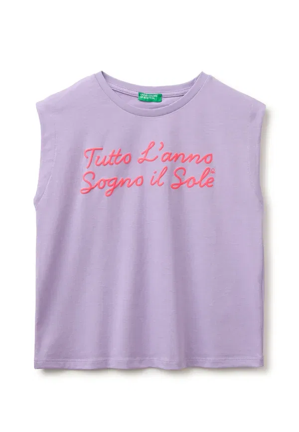 Топ United Colors Of Benetton, фиолетовый
