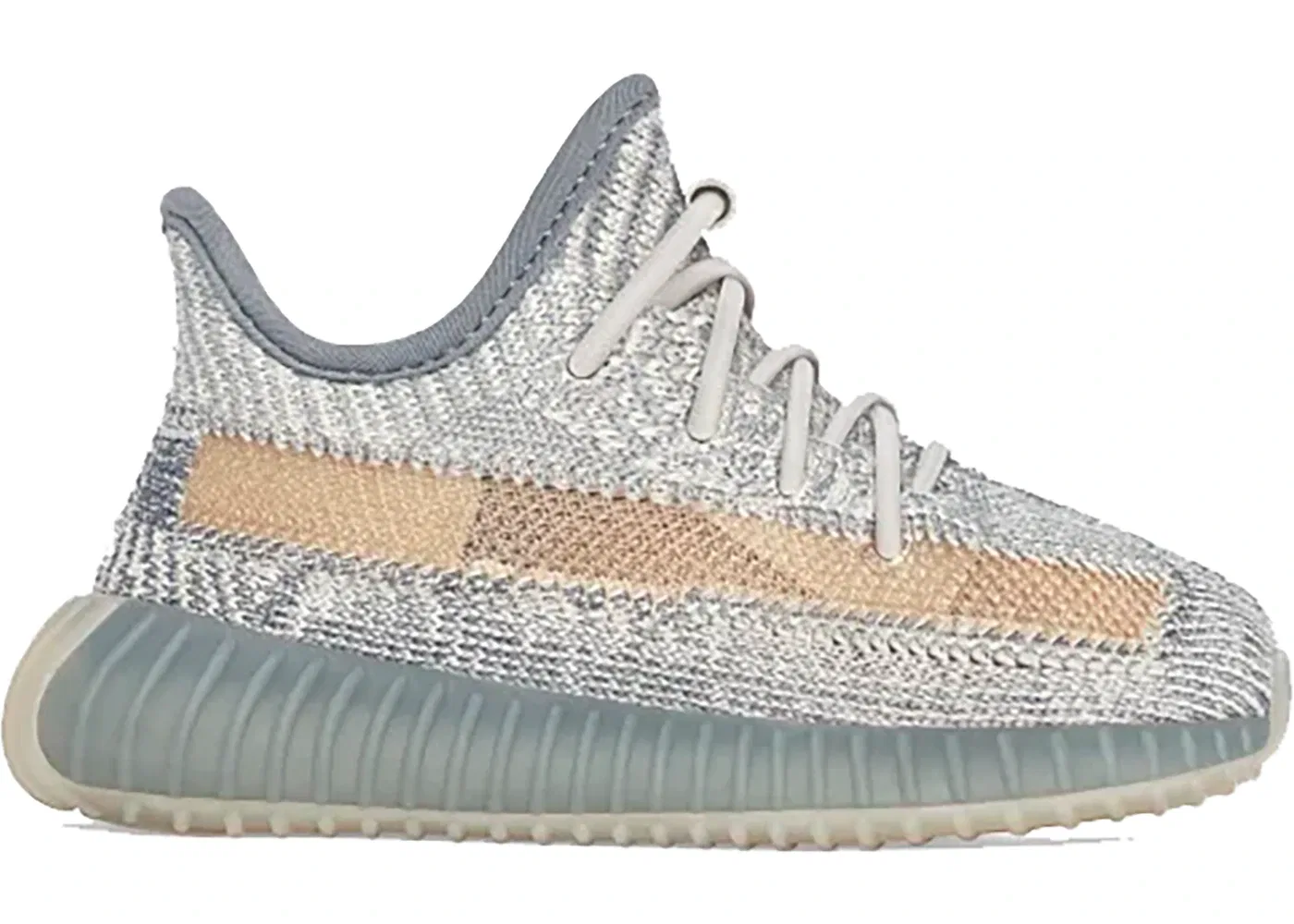 Детские кроссовки lifestyle с принтом Adidas Yeezy Boost 350 V2, Israfil/Israfil/Israfil