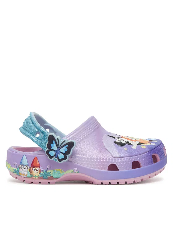 Шлепанцы Bluey Multi Pink Cls Clg T Crocs, мультиколор
