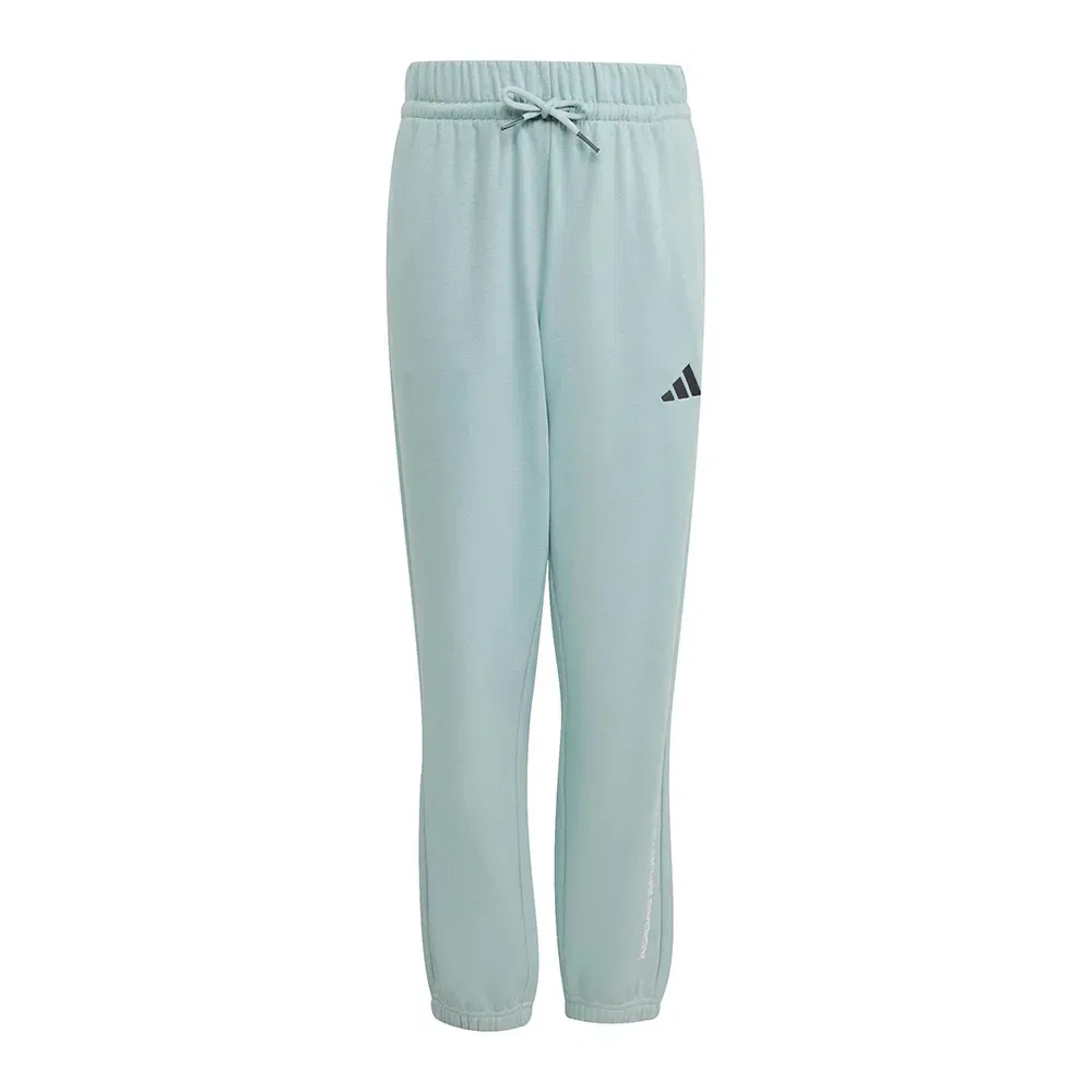Брюки флисовые Slogan Adidas, зеленый — фото 3