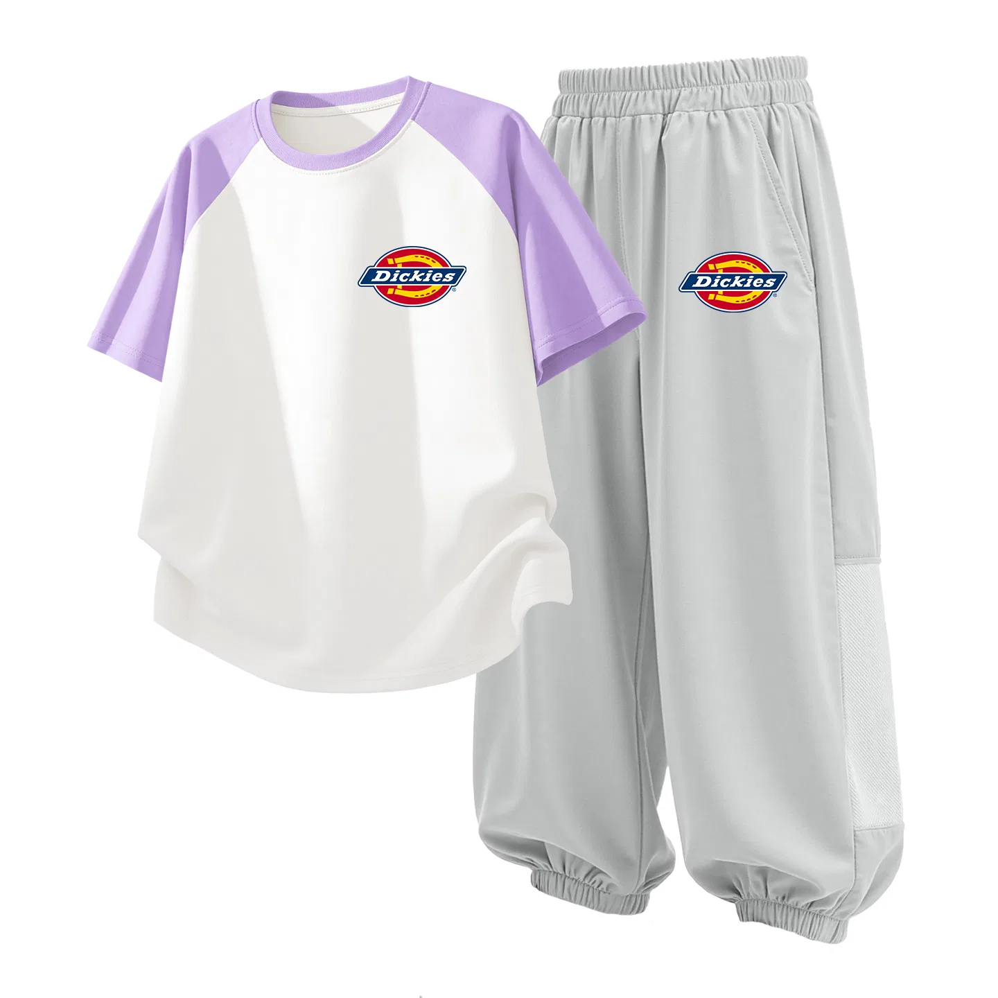 Детский спортивный комплект из 2 предметов Dickies, Standard K Green Pink/Standard K Misty Gray — фото 4