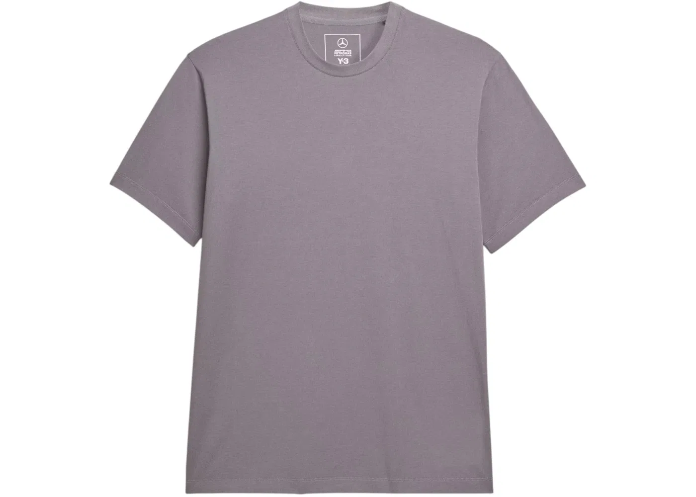 Мужская футболка с коротким рукавом Adidas x Y-3 Mercedes Amg Petronas Formula 1 Logo Stack Tee, Granite