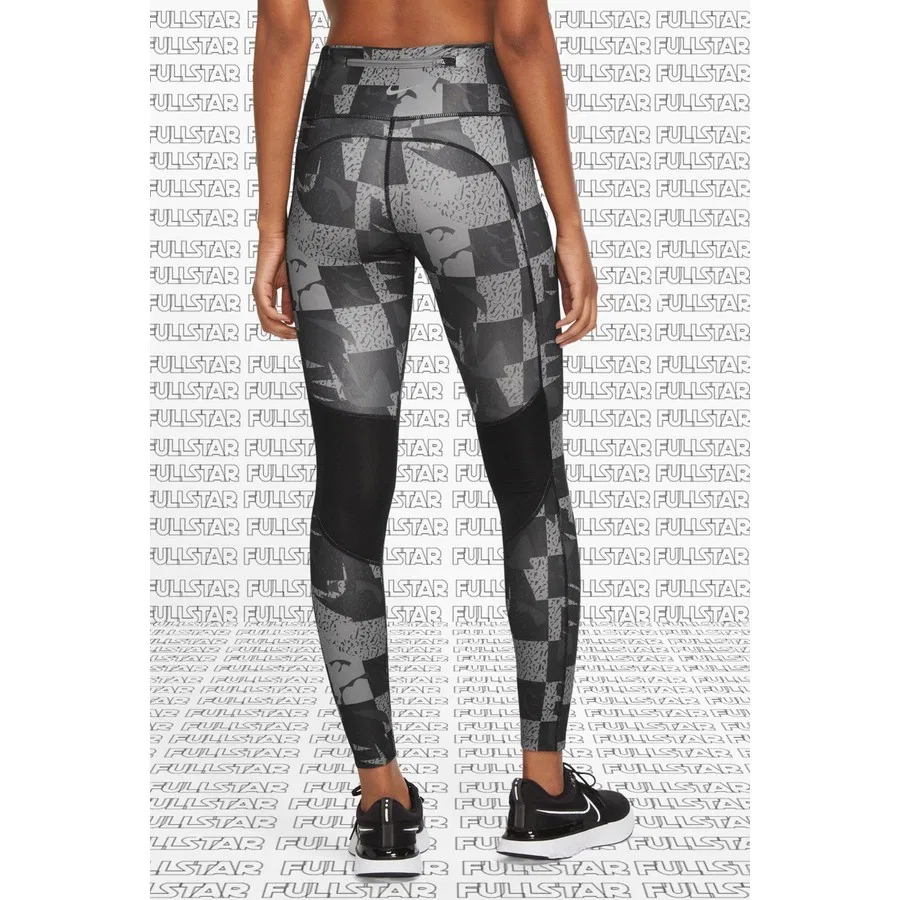 Спортивные леггинсы с принтом Epic Fast Mid-Rise Running, Nike, Черный — фото 2